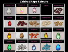 Load image into Gallery viewer, Zahira Crystals Sew On Rhinestone Tear Drop