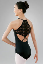 Load image into Gallery viewer, Lace Back Halter Dance Leotard