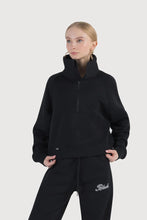 Load image into Gallery viewer, Bloch Off Duty Cropped Terry Zip Sweat
