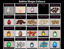 Load image into Gallery viewer, Zahira Crystals Sew On Rhine Stones Square
