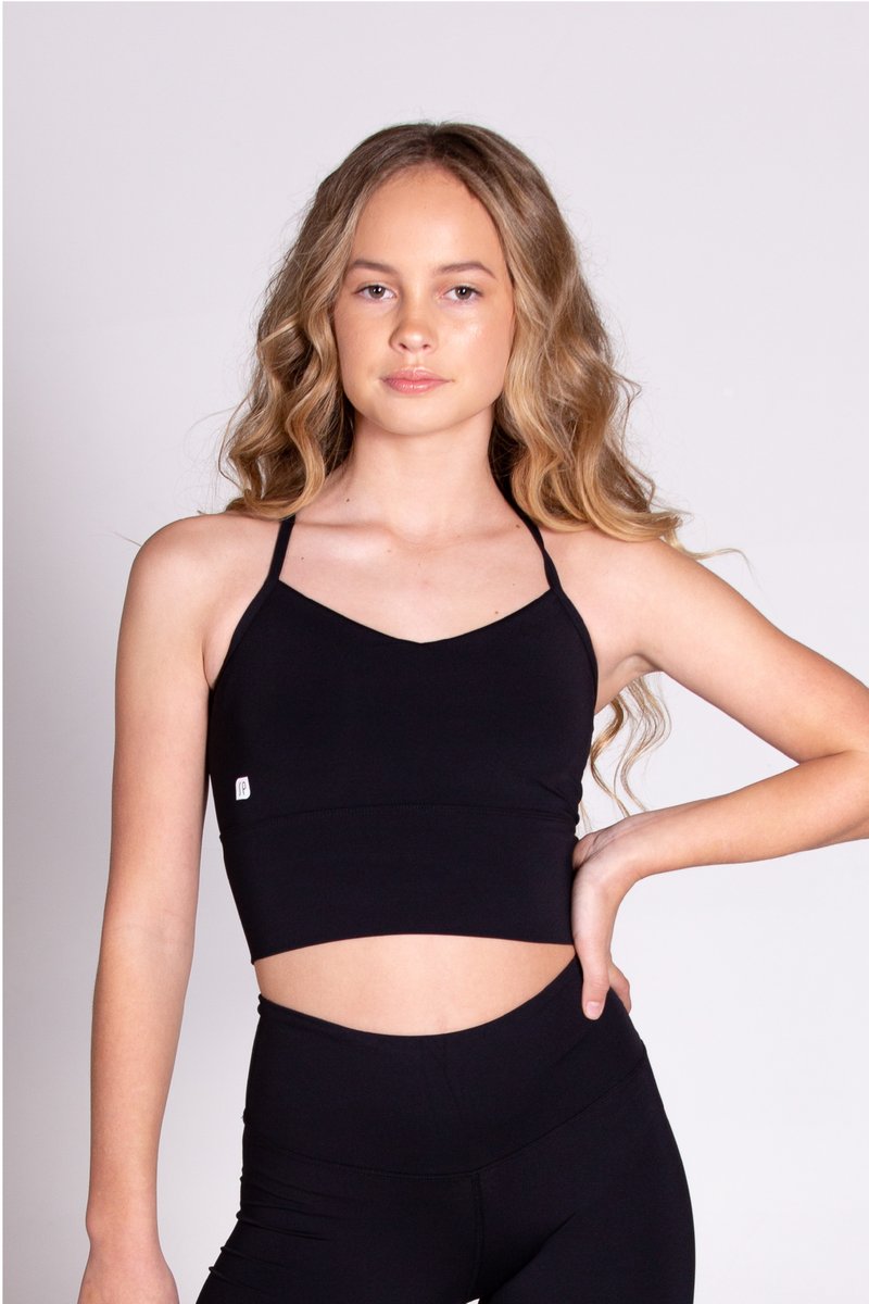 Long - Lined Cropped Singlet